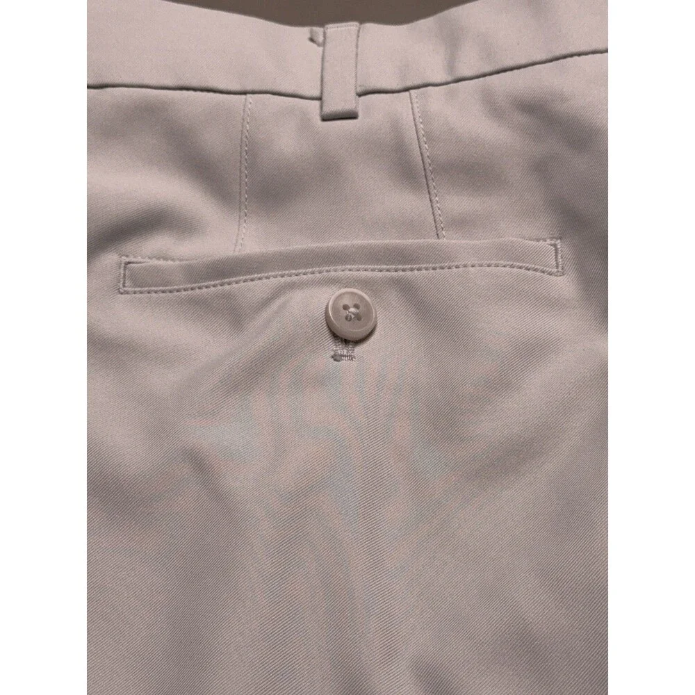 Peter Millar Crown Sport Men's Golf Shorts Light Gray Size 36